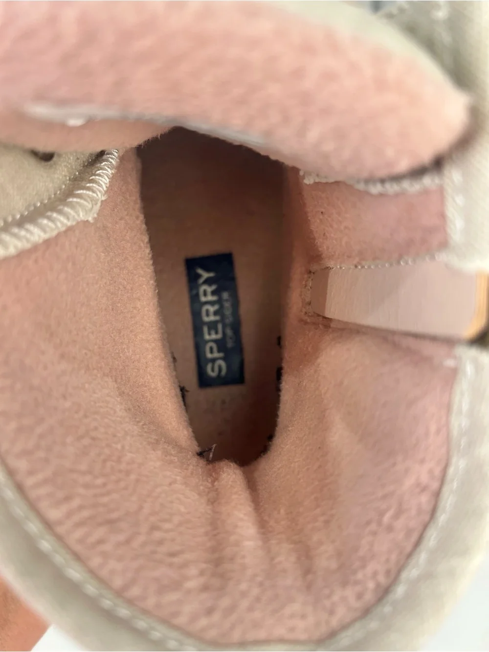 Sperry Saltwater Duck Boots Blush Pink Waterproof Lace Up Boots Women’s 6.5